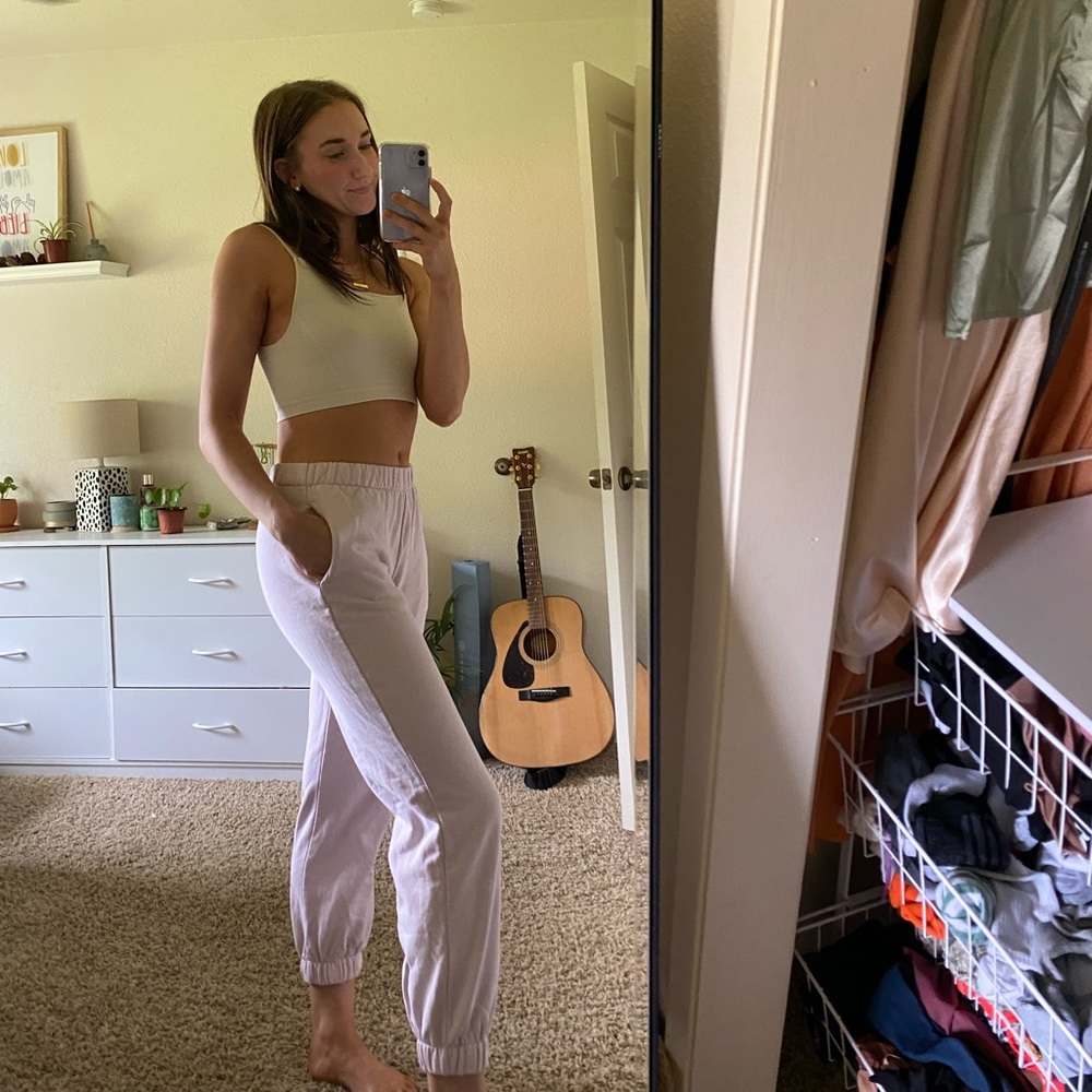 brandy melville pink sweats